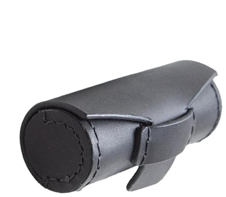 Lippenstift-Halter für Geldbörse, weiches Leder, Lippenstift-Halter, Lippenbalsam-Halter, zylindrische Damen-Organizer-Tasche, Lippenstift-Hülle für Birtdhays Neujahr, Schwarz , Refer to description,