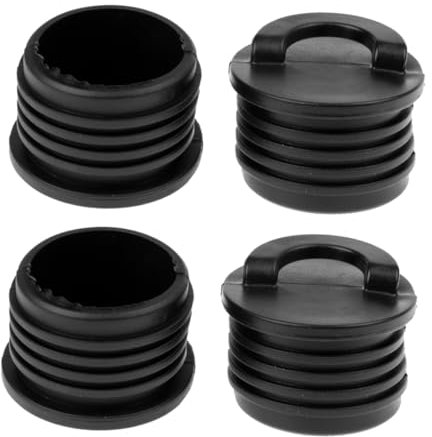 UPKOCH Boots Ablassstopfen Gummi Flexibel Wasserfest Kajak Lenzstopfen Ersatz 4 Stück Für Kanus Paddelboote