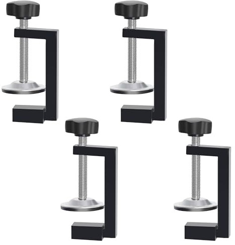 sdhiiolp 4 Pcs G Clamps for Woodwork, Wood Clamps Quick Grip Woodworking Clamps Adjustable Screw Clamp Table Small Quick Grip for Carpentry DIY Projects Woodworking Adjustable C Wood Clamp