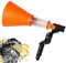 Orange Transmission Funnel, Reusable Anti-Spill Car, Auto Maintenance Tool, Ideal for Transmission Fluid, Radiator Coolant, Engine Oil, Motorcycle, Tractor, and Lawn Mower Transfer