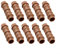 10pcs Barbed Drip Connectors for 1/2 Inch Irrigation Tubing for Garden Bed and Greenhouse Use