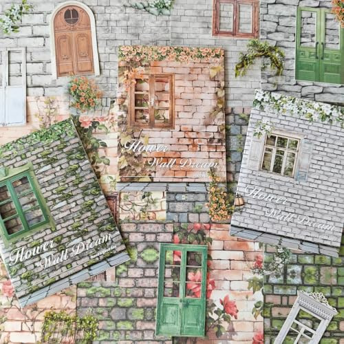 90 Stück Scrapbook Zubehör Stickers Set,Journaling Zubehör Aufkleber for Junk Journal,Bullet Journal,Scrapbooking,Painting,Collage Karte,Mobile,Painting,DIY Craft(Green Moss)