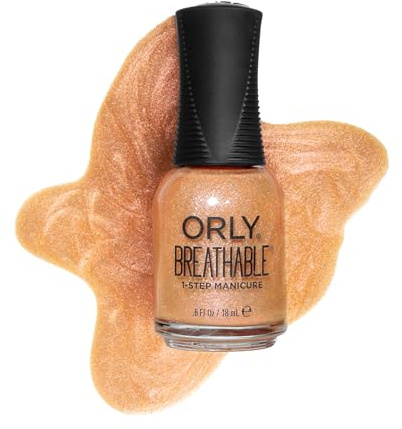 ORLY Glow Getter Breathable Nagellack 18ml - Goldener Frühlingston, Hochglanz Finish, Atmungsaktiv, Vegan & 13-Free, Stärkt Nägel mit Arganöl & Vitaminen, Langanhaltend, 1-Step-Maniküre
