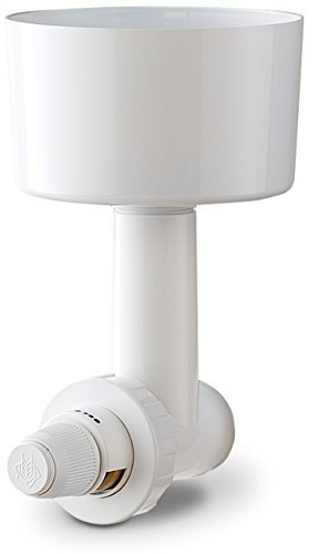 Getreide-Muehle von Messerschmidt mit Adapter für Kuechenmaschine KENWOOD SENSE CHEF KVL60xx, KVC50xx ab 2017 mit neuem Anschluss, weiß. Stahl-Kegel-Mahlwerk. Bewaehrtes Zubehoer