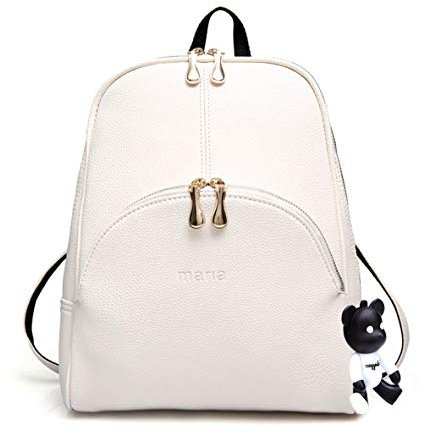DEERWORD Damen Rucksackhandtaschen Damenhandtaschen Tornistertaschen Henkeltaschen Umhängetaschen Nicht-Gerade, Beige
