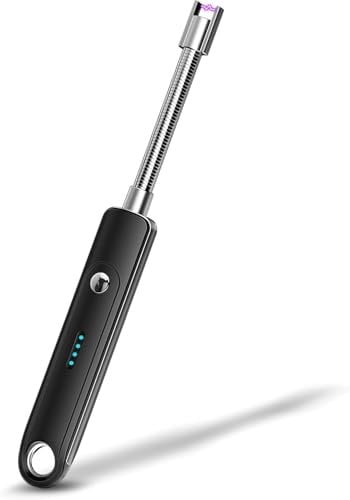 Candle Lighter Gifts For Women: Eletorot USB C Rechargeable Flexible Long Arc Electric Lighters for Tea Lights, Gas Stove BBQ Camping Flameless Fire Lighter, Gifts for Her Him Mum