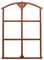 aubaho Fenster Rost Stallfenster Eisenfenster Scheunenfenster Eisen 75cm Antik-Stil a3