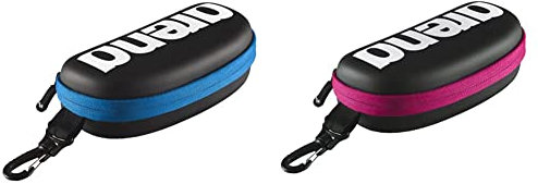 ARENA Unisex Schwimmbrillen Etui zur Aufbewahrung der Schwimmbrille, Black-White-Royal, One Size & Unisex Schwimmbrillen Etui zur Aufbewahrung der Schwimmbrille, Black-White-Fuchsia, One Size