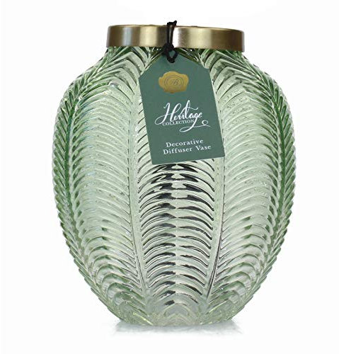 Ashleigh & Burwood The Heritage Collection Grand vase vide en verre Vert