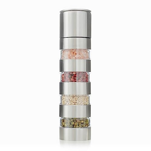 InnovaGoods® Millmix, macinino di spezie 4 in 1, macina tutti i tipi di spezie in modo rapido e facile, con funzione di macinino, spezie, 4 in 1, design compatto e leggero, ideale per la cucina.