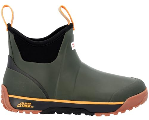 Xtratuf Men's Ice 6 Inch Rubber Ankle Deck Boot, Olive, Size 9