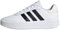 adidas Femme Court Platform Shoes Chaussures, Cloud White/Core Black/Chalk White, 36 2/3 EU