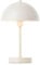 mokebo® LED Tischlampe kabellos, Akku Tischleuchte dimmbar & aufladbar mit USB-C 'Der Leuchtturm', Vintage Flowerpot Lampe, Pilz Lampe & Nachttischlampe beige Metall mit Batterie, warmweißes Licht