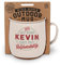 History & Heraldry Personalisierte Outdoor-Tasse (Kevin)