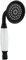 Tecmolog Pommeau Douche Noir Rétro Laiton Douchette Douche de Massage pour Salle de Bain, BS126B