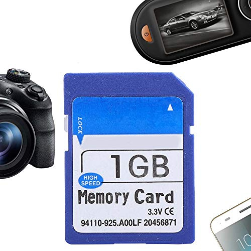 Carte SD, Carte Mémoire, Carte Mémoire Haute Vitesse, SLR à Mémoire Puissante pour MP3, MP4 (1G)