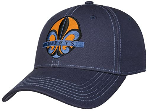 LIERYS Coloured Logo Cap - Kappe - Baseballcap mit Strapback - Stilvolle Kopfbedeckung mit Curved Brim & Logostickerei - Unisex - All-Season blau One Size