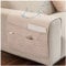 AWAV Sofa Armrest Organiser Hanging Storage Bag Couch Chair TV Remote Control Holder Armchairs Couch Organiser waterproof Anti-Slip for Cellphone Magazines Glasses TV Remote Control (Beige)