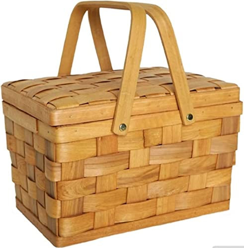 Habrur Picknickkorb Picknickkoffer Picknickkörbe Picknickkorb Brotkörbe Wandern Aufbewahrungsbox Kuchen Tisch Dekorieren Food Fotografie Hand Picknick Korb