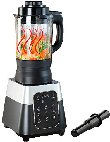 Rosenstein & Söhne Mixer Gastro: Profi-Standmixer mit Wärme-Funktion, Versandrückläufer (Mixer mit Kochfunktion, Power, Messer)