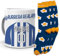 mundohuevo Regalo Original Equipo de Futbol. Taza (Personalizada) y Trio de Calcetines. La Real. Personaliza la Taza con el Nombre y Numero Que Quieras
