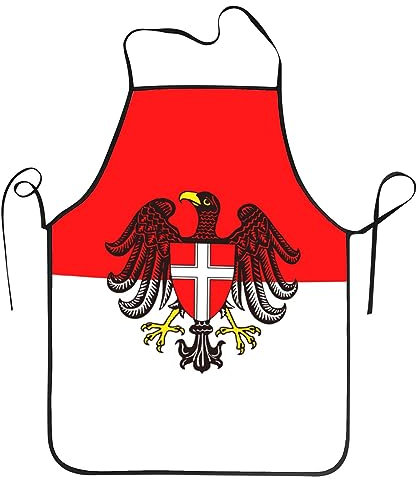 Melbrakin Schürzen mit Flagge von Wien für Männer und Frauen zum Kochen in der Küche, Backen, Grillen, Kochschürze
