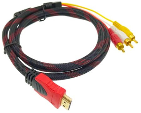 VIEVRE HDMI auf Cinch 1,5m, HDMI auf Cinch Audio, HDMI Cinch, Adapter Cinch HDMI, HDMI Adapter, Adapter Cinch auf HDMI, AV HDMI Adapter, HDMI auf Cinch Kabel Audio