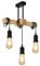Osairous Pendelleuchte Townshend Holz Vintage, Hängeleuchte 3-flammig, Hängelampe Esszimmer E27, rustikale Retro Lampe im Industrial für Wohnzimmer, Küche, Glühbirnen NICHT INBEGRIFFEN