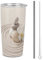 Zen Stones Sand 20oz Stainless Steel Tumbler, Insulated Tumblers Cup with Lid and Straw and Straw Brushes, Double Wall Travel Coffee Mug
