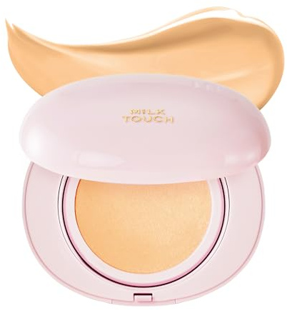 Milktouch Milky Glow Cushion Foundation | Zum Befüllen zu Weihnachten | Viral Korean Cushion | Kristallhaut | Rostfrei | Langanhaltend | Faltenfrei | Feuchtigkeitsspendend