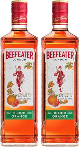 Beefeater Blood Orange Flavoured Gin, 70cl (Pack of 2)