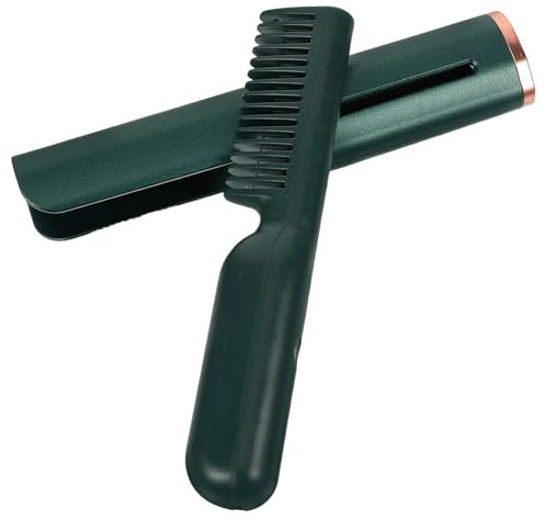 Baluue Peine Eléctrico Calefactor Plancha De Pelo Pequeña Portátil Peine Carga Usb Herramienta De Peinado Para Cabello Para Uso Casa