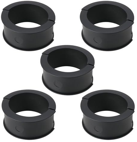 VGOL 5 Paar Abstandshalter für Fahrradlenker, Umwandlung, Abstandshalter, Umwandlung 31,8 mm auf 25,4 mm, kompatibel mit GUB-Halterungen, 12 x 25,4 mm