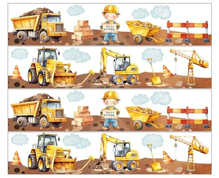 Tortenband BAUSTELLE aus Dekorpapier Plus