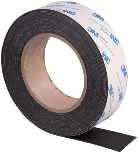 AGT Magnet Board-Bänder: Selbstklebendes Metallband für Magnethaftung, 6m x 35mm, zuschneidbar (Magnetische Metallstreifen, Metallstreifen selbstklebend)