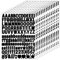 Grevosea 15 Sheets 0.5inch Vinyl Letter Stickers, Waterproof Self Adhesive Mailbox Numbers and Letters Stick on Letters Alphabet Stickers for Water Bottles Mailbox Scrapbooking (Black)