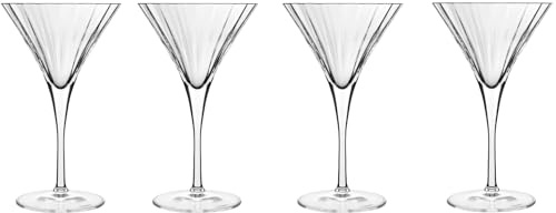 Luigi Bormioli Martini Glasses Cocktail Glasses Bach 26 cl Set of 4