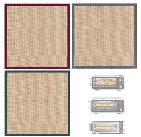 Silicone Air Fryer Liners For Ninja Flip Toaster Oven&Air Fryer SP351 SP301 SP201 SP101, Reusable Silicone Liners