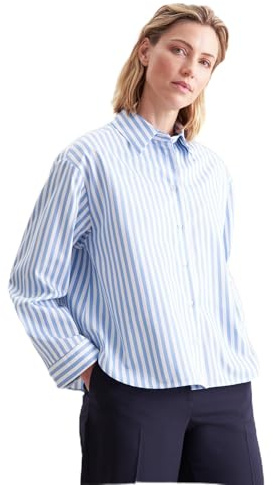 Seidensticker Damen Stehkragenbluse Oversized 1/1 100% Baumwolle