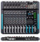 Mixer DJ, DP-10 Mixer audio Controller DJ Mixer for registrazione riverbero 99 DSP a 10 canali con Bluetooth