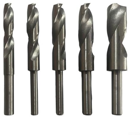 Bebykilemi HSS Reduced Round Shank Drill Bit Set 14Mm 16Mm 18Mm 20Mm 25Mm High Speed Steel Drill Bits, For Metal Wood Plastic Aluminum Steel
