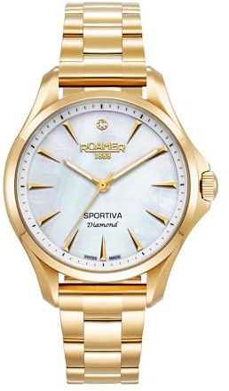Roamer - Armbanduhr Sportiva - Quartz Uhrwerk - Gehäusebreite: 36 mm - Edelstahl - 5 ATM