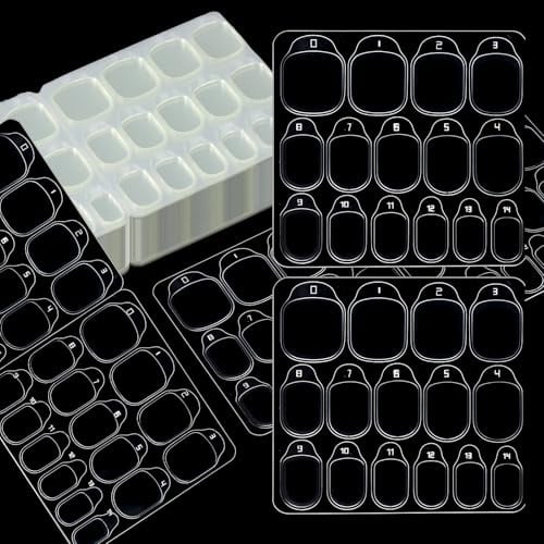 600 Stück Doonails Klebesticker, Klebepads Nägel Für Kunstnägel Zum Aufkleben, Press On Klebepads Für Nägel Aufdrücken, Nagelkleber Pads, Nagelklebepads