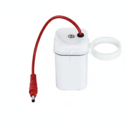 Stgfyxgs Urinal Netzteil Batteriefach Strombox Gehäuse Halterung Konstante 6V Spannung für Sensible für Stark Frequentierte Wcs, Weiß, DC Stecker Mit Halterung
