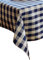 texpot Nappe 40 x 140 cm à Carreaux Bleus et Blancs de 2 cm 100% Coton