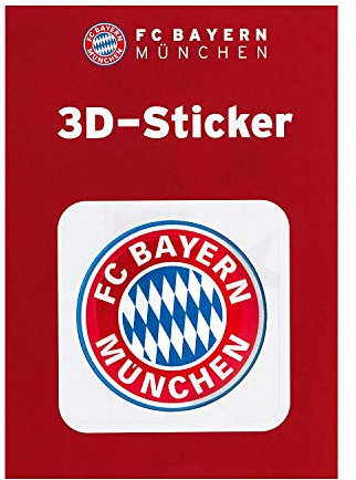 FC Bayern München 3D Wandaufkleber Logo bunt, Wandmontage, Wohnzimmer