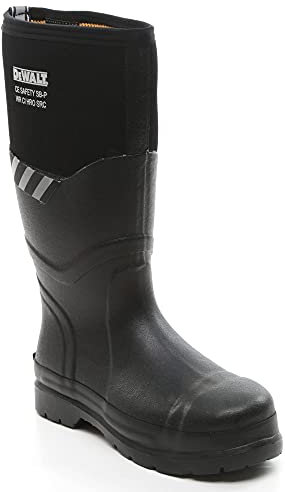 DEWALT Edmonston Men's Safety Wellingtons Black UK 8 Euro 42