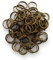 WEBandBUY Schlüsselringe/Split Rings 10mm Durchmesser Farbe Antik Bronze 15g ca.80 STK