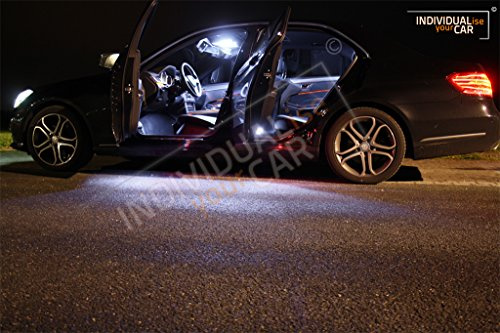 INDIVIDUALise your CAR Innenraumbeleuchtung SET für E Klasse Limousine W212 (Cool-White) Kaltweiß