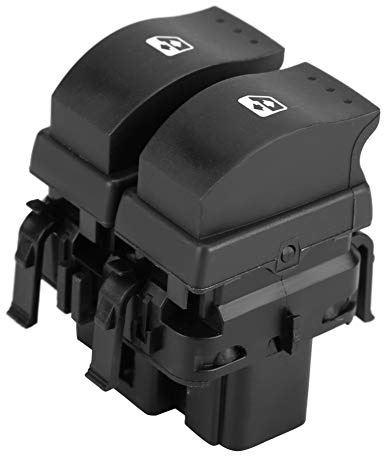 EBTOOLS pour commande de leve vitre trafic 2 phase 1 pour bouton vitre clio 2 Interrupteur de commande de miroir de fenêtre Power Master, panneau de commutation électrique noir pour RENAULT MEGANE MK
